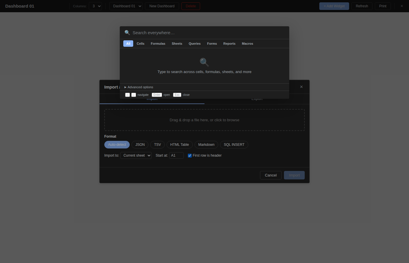 Dark Theme